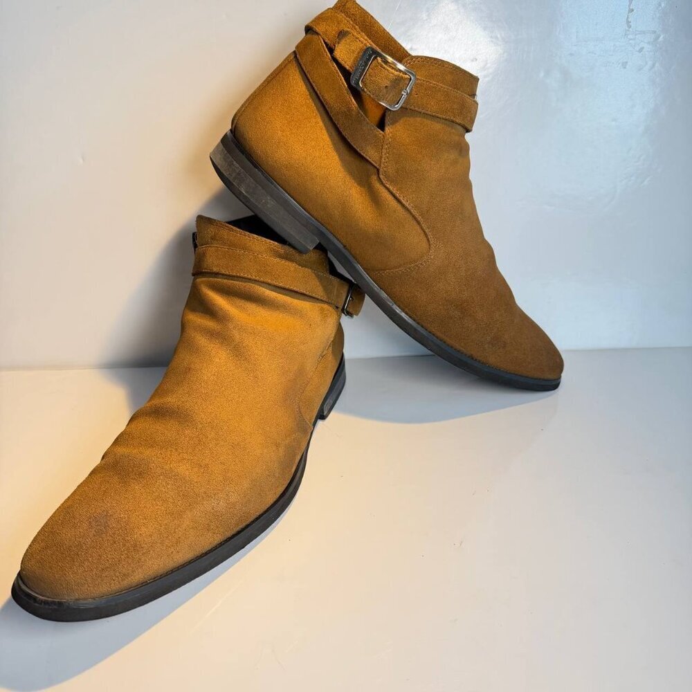Karl Lagerfeld Men’s Suede Chelsea Boots – Size 43/ US 10